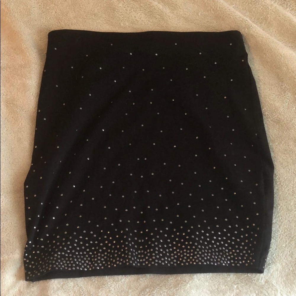 Bedazzled skirt